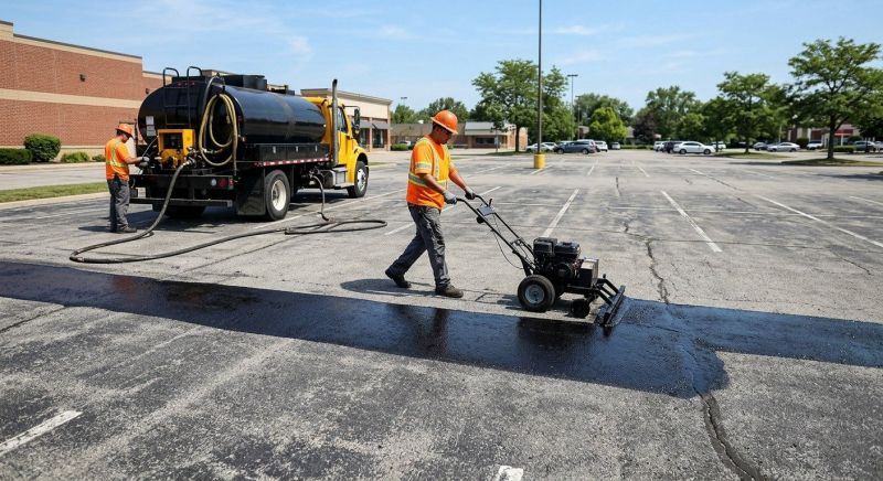 Asphalt Parking Lot Sealing in Miami Dade County, FL