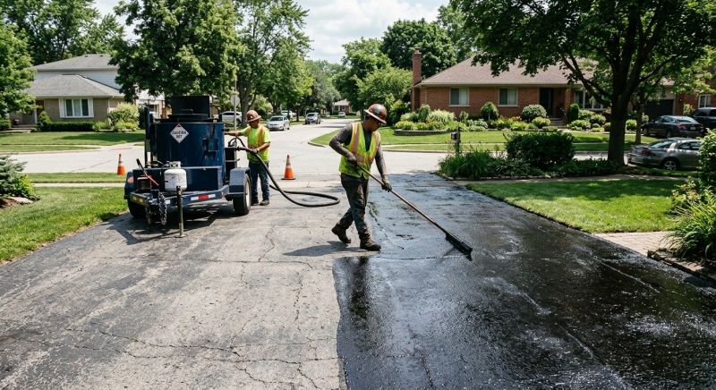 Blacktop Driveway Sealing in Sarasota, FL