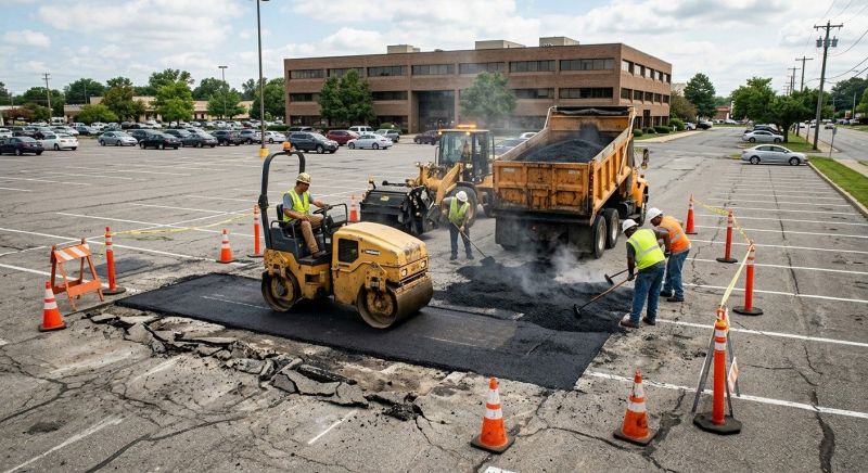 Church Parking Lot Repair in Fort Smith, AR