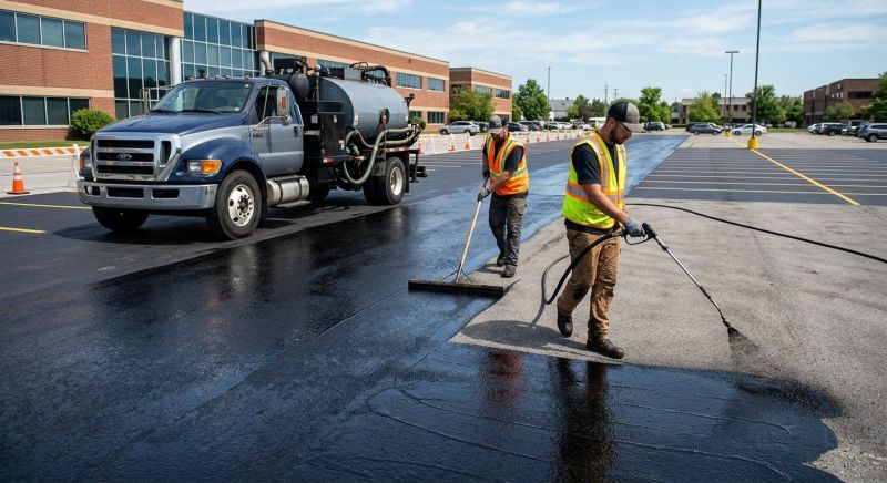 Commercial Asphalt Sealing in Columbus, OH