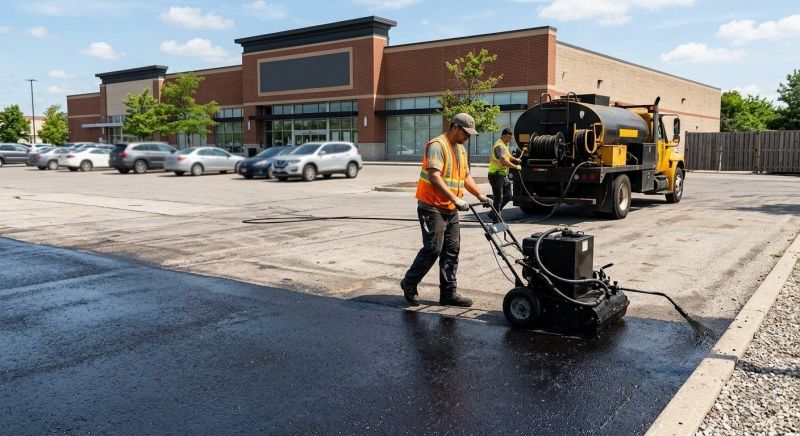 Commercial Parking Lot Sealing in Greenville, SC