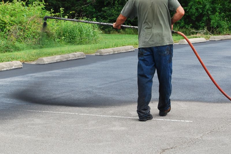 Asphalt Sealcoating Service detail