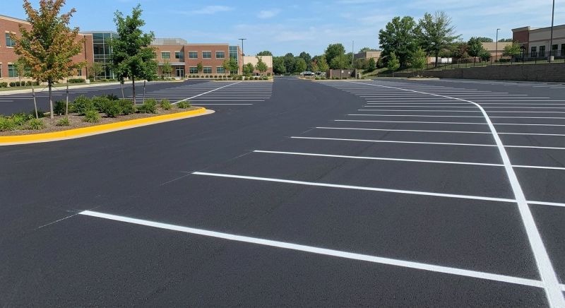 Parking Garage Striping in Alpharetta, GA