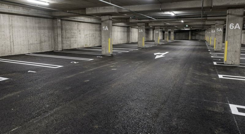 Parking Space Marking in Roswell, GA