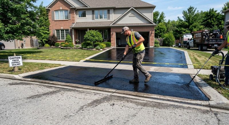 Residential Driveway Sealcoating in Grand Rapids, MI
