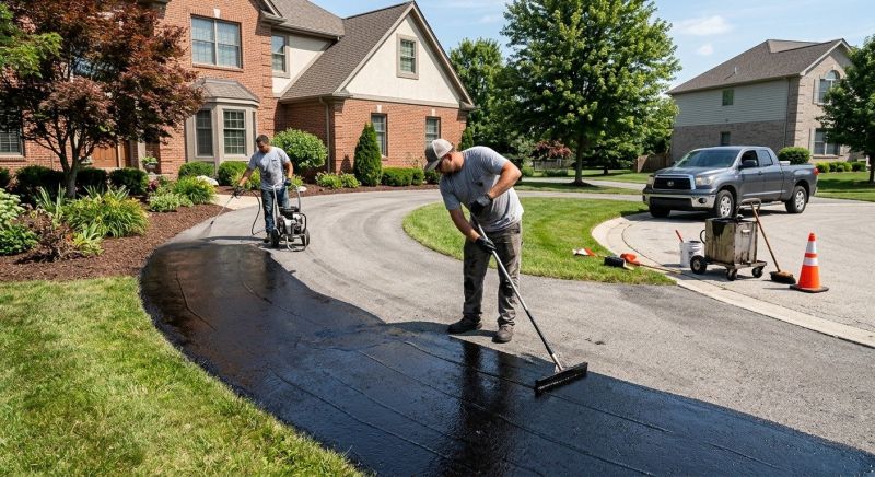 Tar Driveway Sealing in Fort Collins, CO