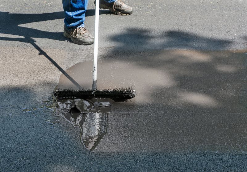 Local Asphalt Sealcoating Service pros at work