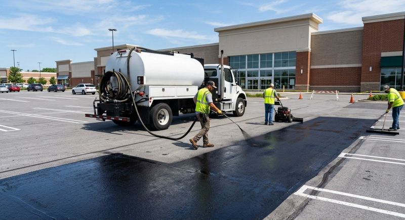 Commercial Parking Lot Sealing in Grand Rapids, MI